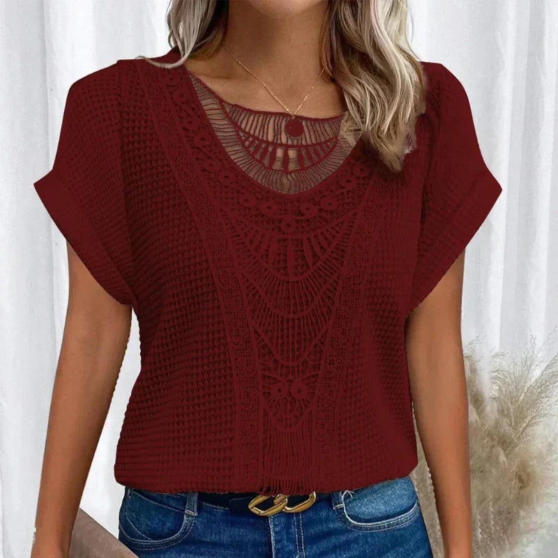 Valantomode | Blouse Lace Detail