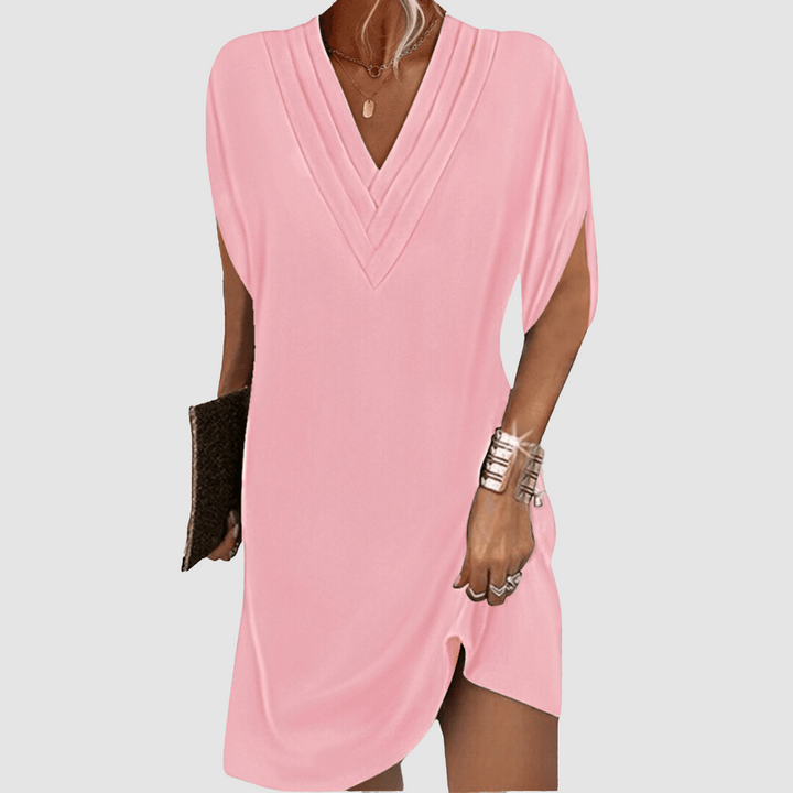 Valantomode | Chic Half Sleeve Dress for Effortless Stylish Looks