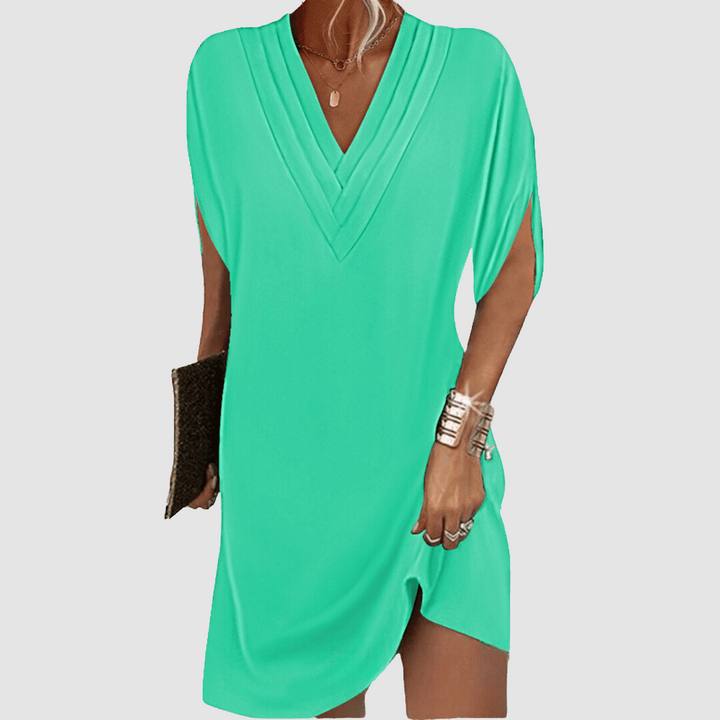 Valantomode | Chic Half Sleeve Dress for Effortless Stylish Looks