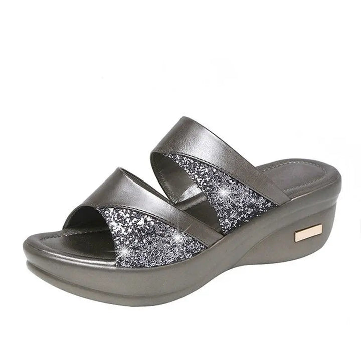 Valantomode | Women's Open-Toe Slippers - Cozy Comfort & Chic Design