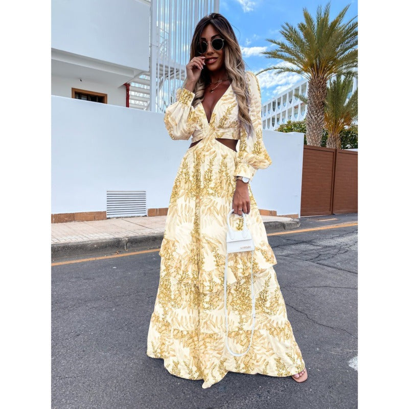Valantomode | Chic Long Dress for Effortless Summer Fashion Style