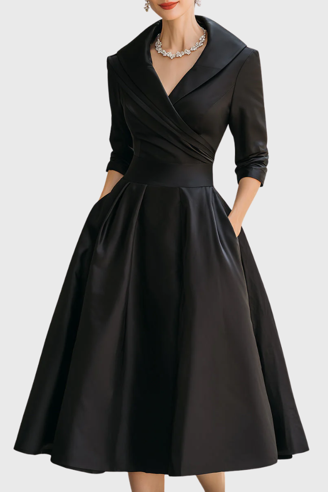 Valantomode | Chic Midi Dress for Effortless Style and Everyday Wear