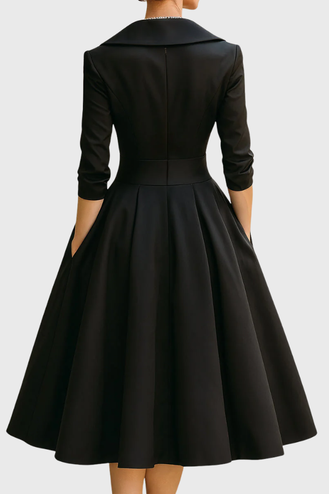 Valantomode | Chic Midi Dress for Effortless Style and Everyday Wear