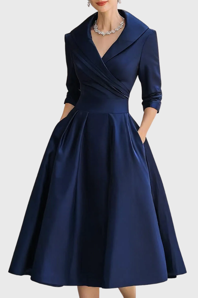 Valantomode | Chic Midi Dress for Effortless Style and Everyday Wear