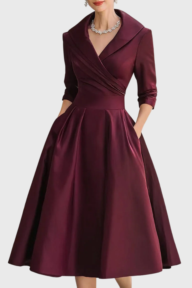 Valantomode | Chic Midi Dress for Effortless Style and Everyday Wear