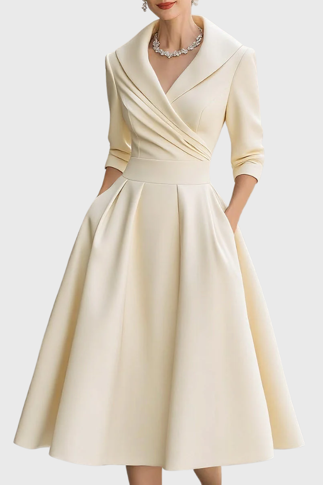 Valantomode | Chic Midi Dress for Effortless Style and Everyday Wear