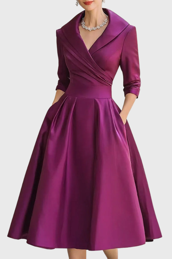 Valantomode | Chic Midi Dress for Effortless Style and Everyday Wear
