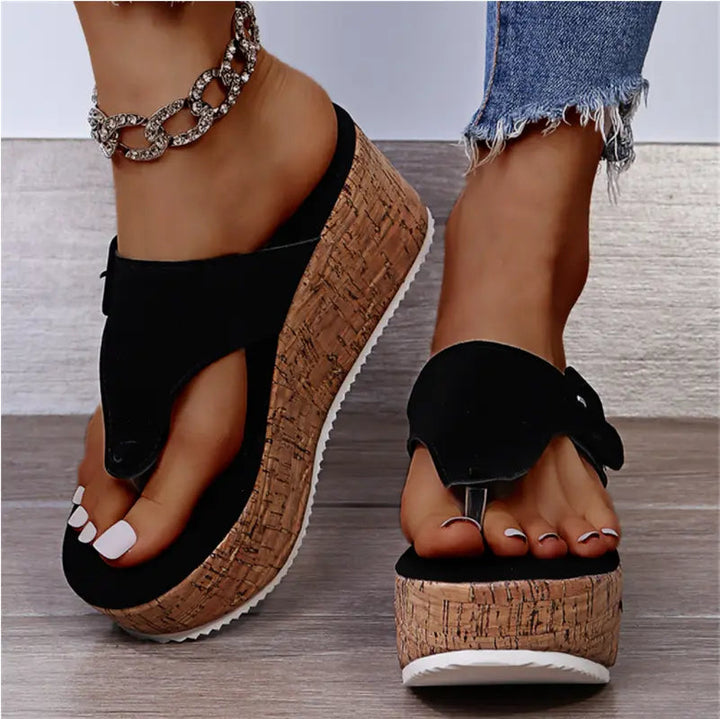 Valantomode | Women's Platform Wedge Sandals - Style & Comfort