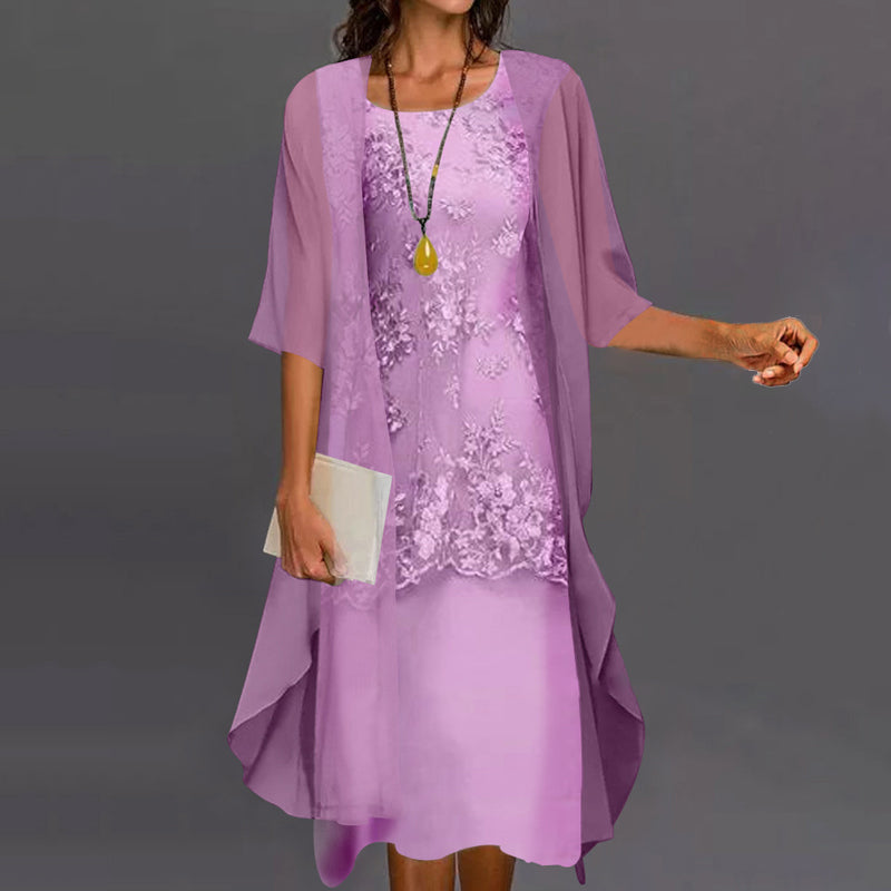 Valantomode | Dress with Layered Design