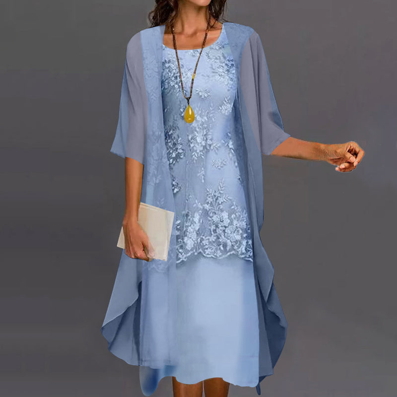 Valantomode | Dress with Layered Design