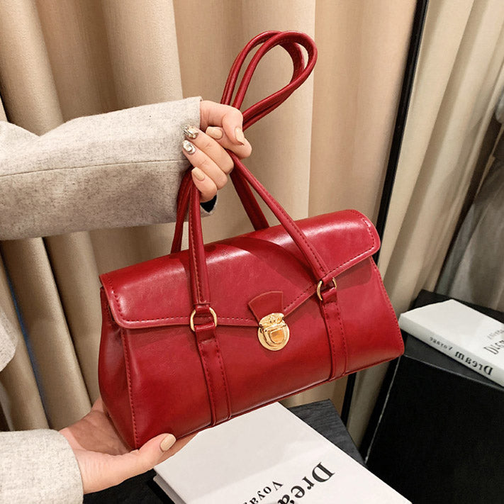 Valantomode | The Veridian Heritage Garrison – Women's Premium Vintage-Inspired Vegan Leather Shoulder Bag