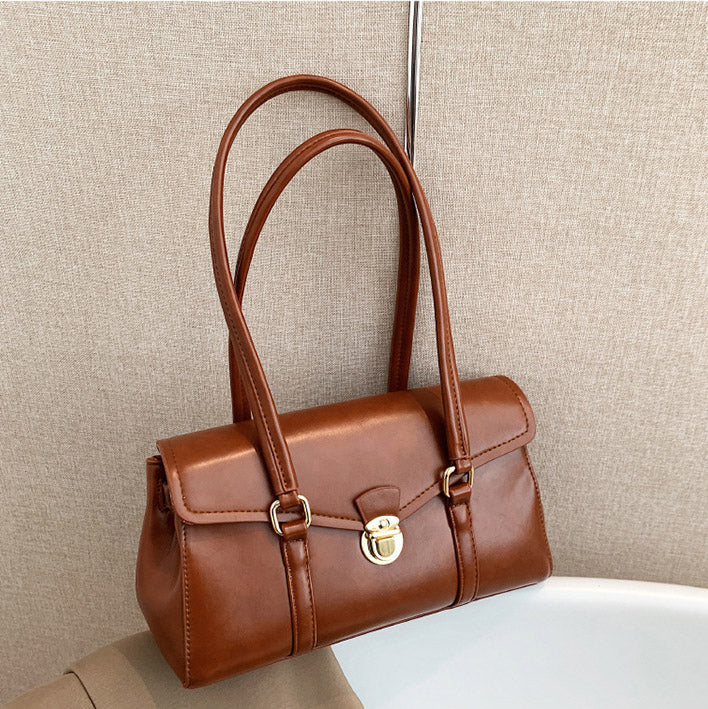 Valantomode | The Veridian Heritage Garrison – Women's Premium Vintage-Inspired Vegan Leather Shoulder Bag