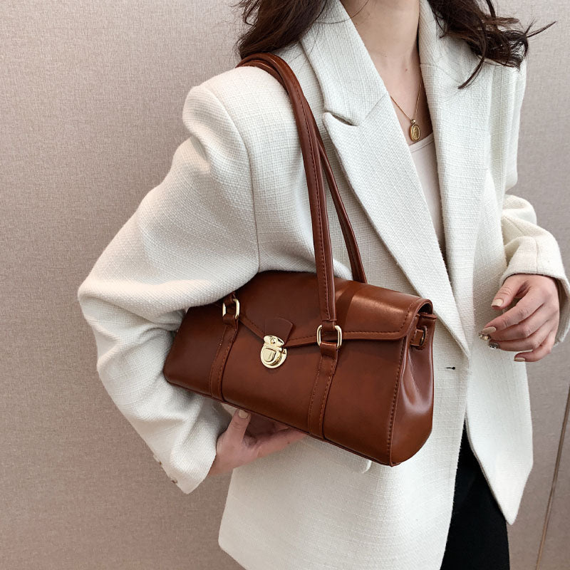 Valantomode | The Veridian Heritage Garrison – Women's Premium Vintage-Inspired Vegan Leather Shoulder Bag