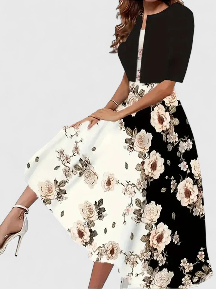 Valantomode | Stunning Midi Dress for Chic Evening Gatherings