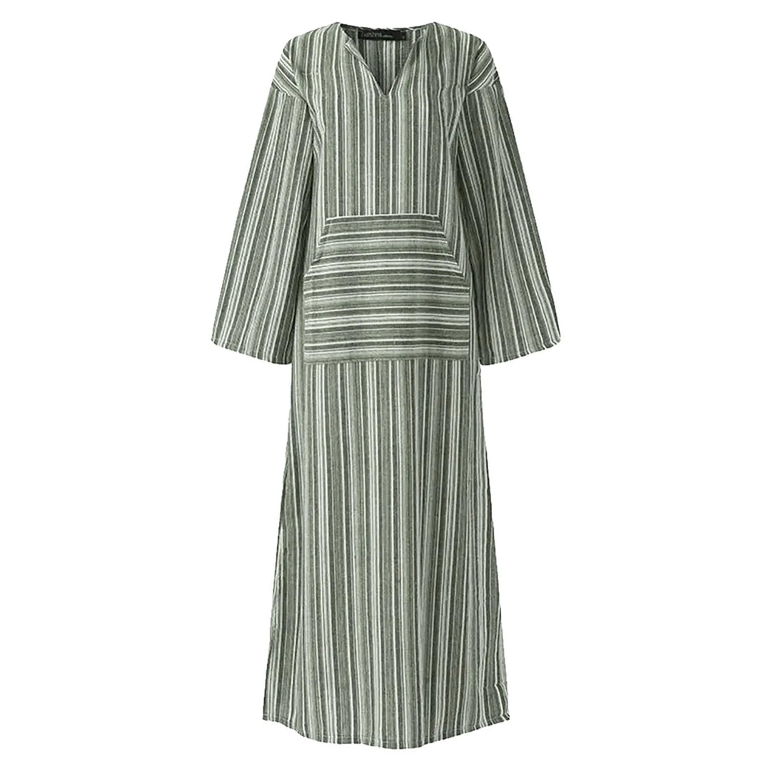 Valantomode | Maxi Dress with Stripes