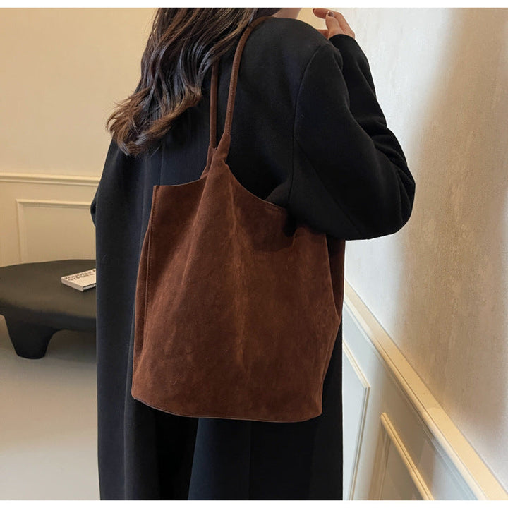 Valantomode | Velvet Archival Garrison – Premium Vegan Suede High-Capacity Executive Tote