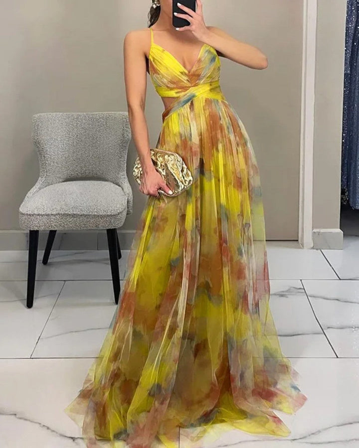 Valantomode | Beautiful Floral Dress Perfect for Spring Outings