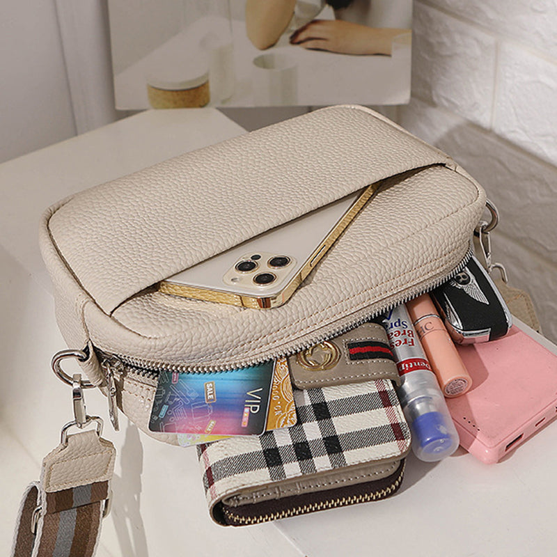 Valantomode | Aura Kinetic Sentry – Compact Executive Shoulder Bag with Contrast Statement Strap