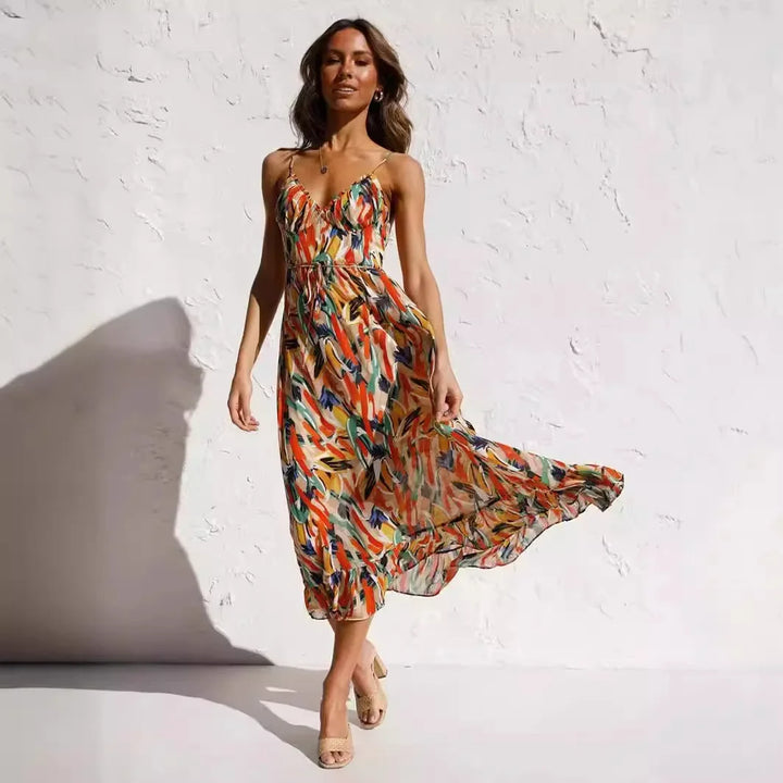 Valantomode | Bohemian Dress with Elegant Design