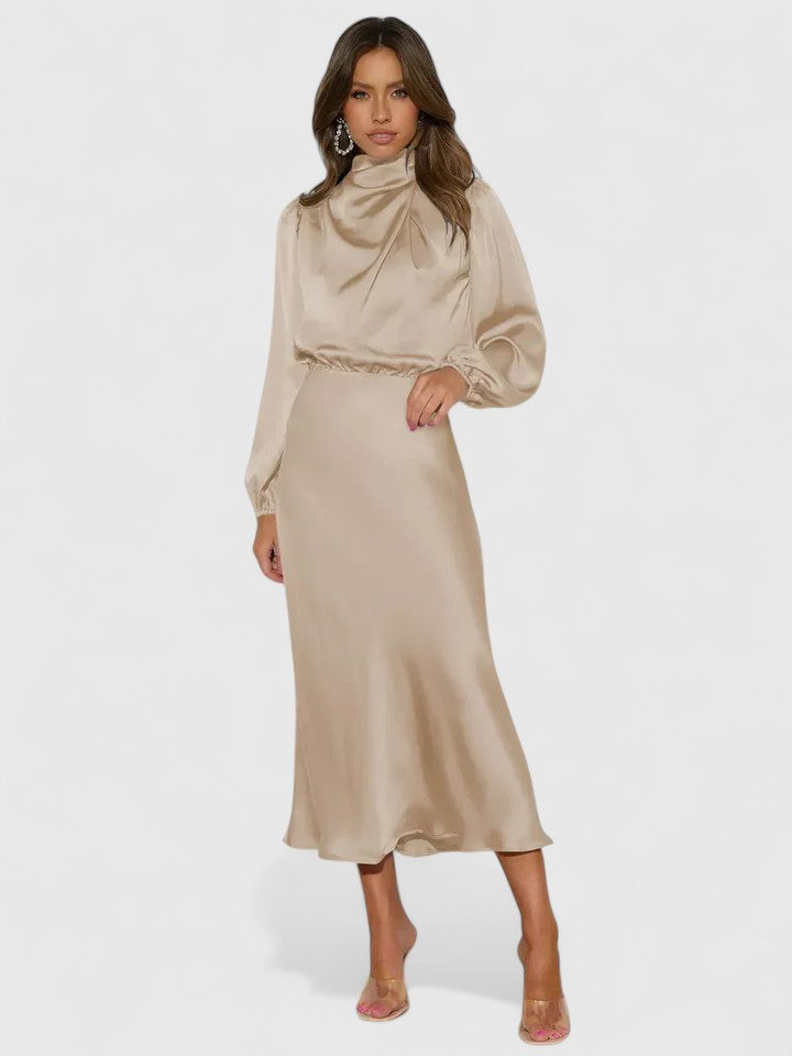 Valantomode | Chic Long Dress for Effortless Elegance Every Occasion