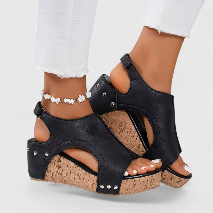 Valantomode | Wedge Sandals with Comfort Support