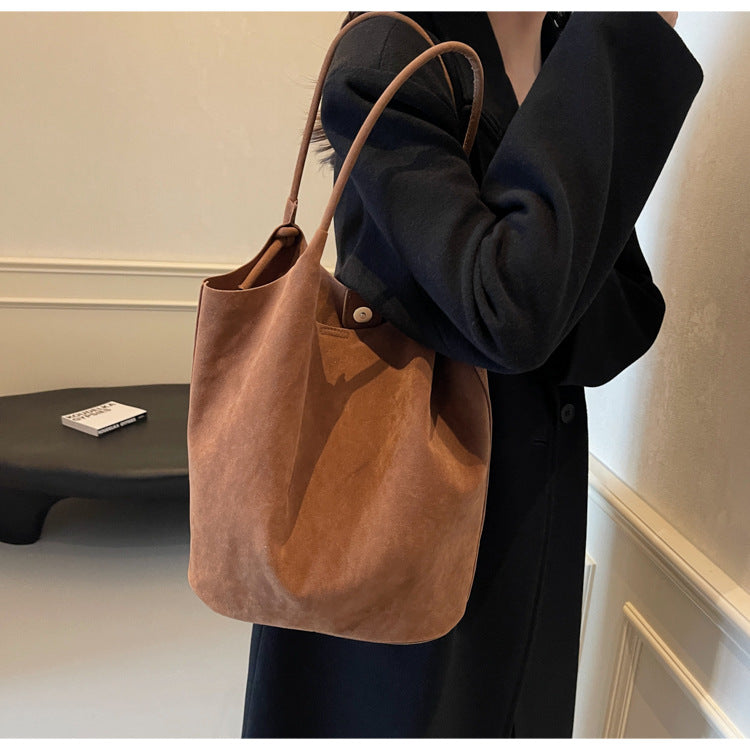 Valantomode | Velvet Archival Garrison – Premium Vegan Suede High-Capacity Executive Tote