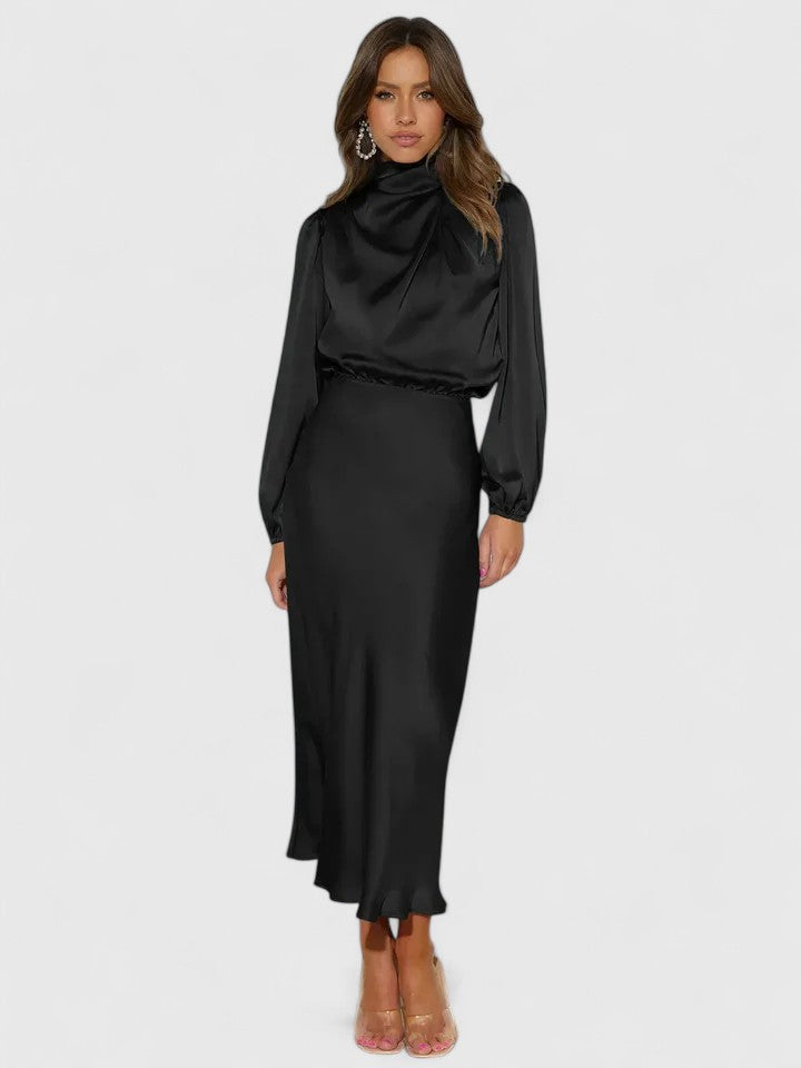 Valantomode | Chic Long Dress for Effortless Elegance Every Occasion