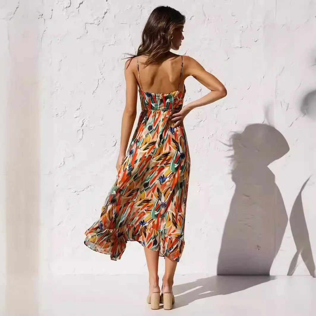 Valantomode | Bohemian Dress with Elegant Design