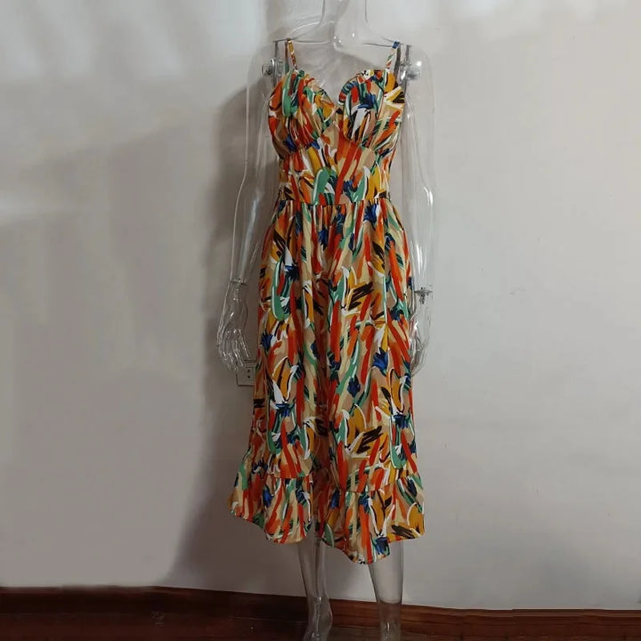Valantomode | Bohemian Dress with Elegant Design