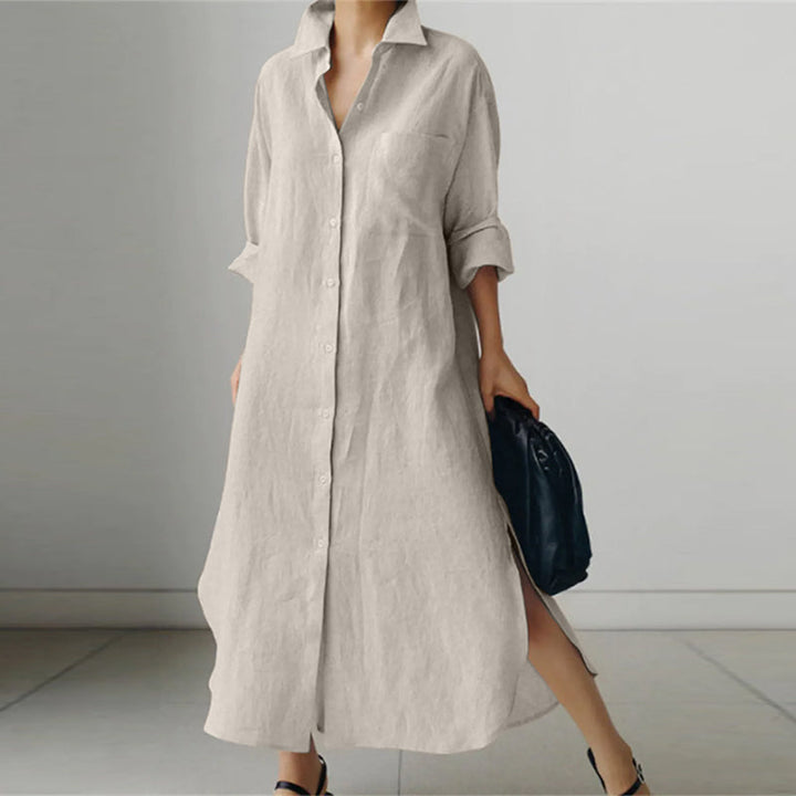 Valantomode | Chic Maxi Dress with Elegant Side Slits