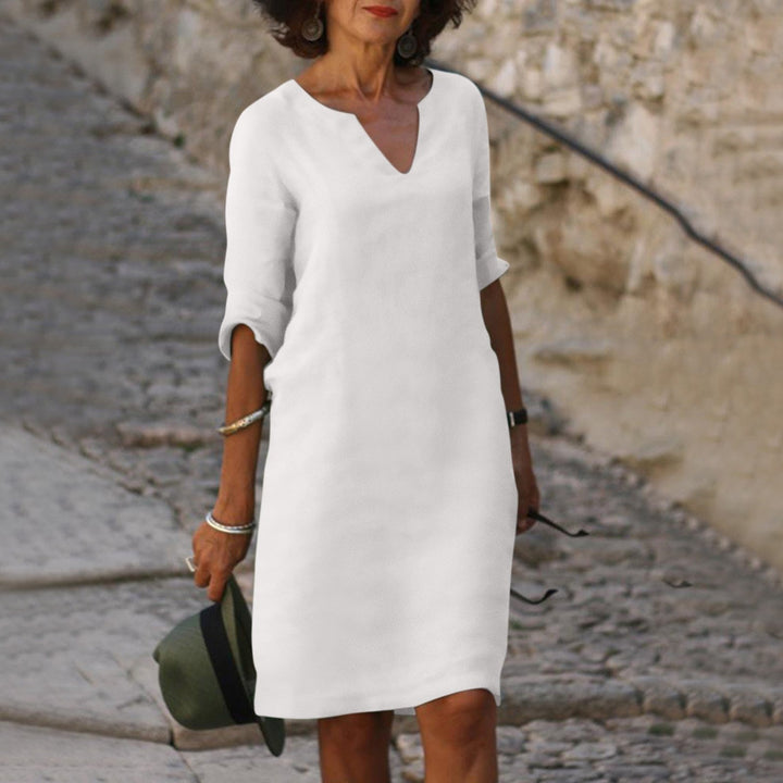 Valantomode | Chic Summer Dress Blending Elegance and Comfort for You