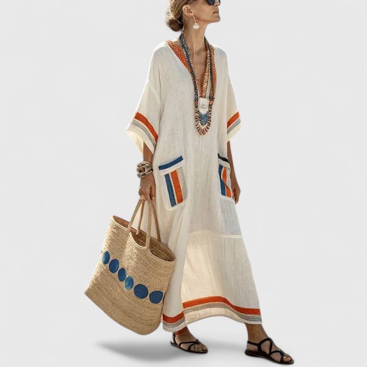 Valantomode | Chic Bohemian Dress for a Stylish Summer Look