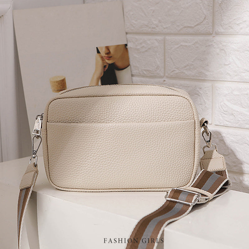 Valantomode | Aura Kinetic Sentry – Compact Executive Shoulder Bag with Contrast Statement Strap