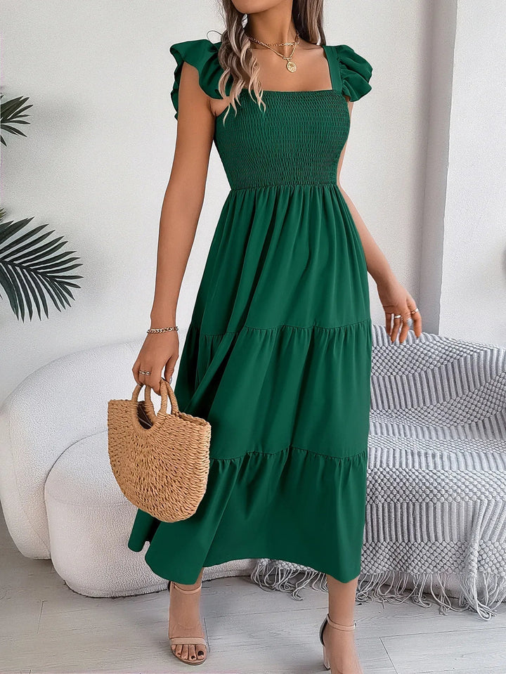 Valantomode | Dress with Tiered Design