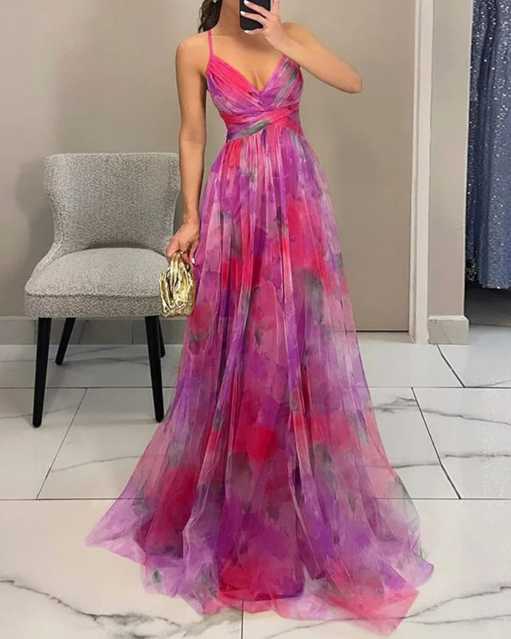 Valantomode | Beautiful Floral Dress Perfect for Spring Outings