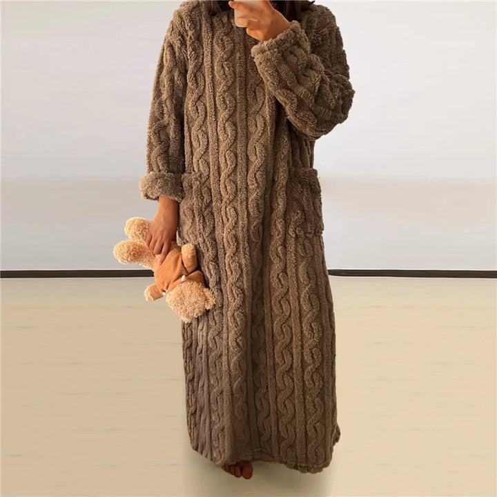 Valantomode | Cozy Fleece Teddy Robe for Ultimate Comfort and Warmth