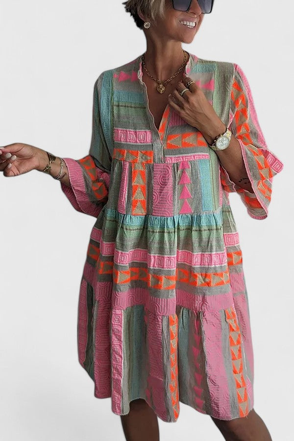 Valantomode | Stylish Bohemian Dress for Effortless Everyday Chic