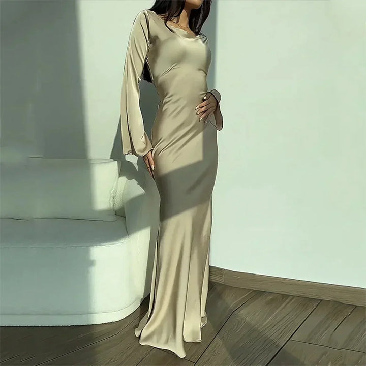 Valantomode | Chic Long Sleeve Dress for Effortless Everyday Style