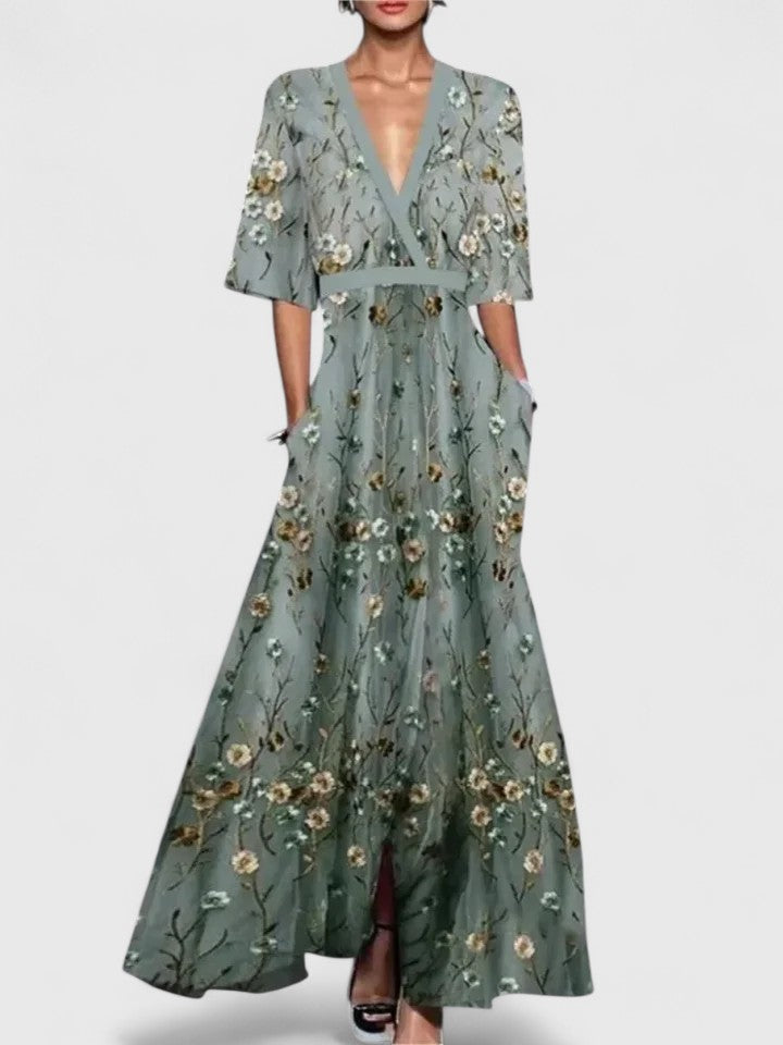 Valantomode | Chic Maxi Dress for Effortless Evening Elegance