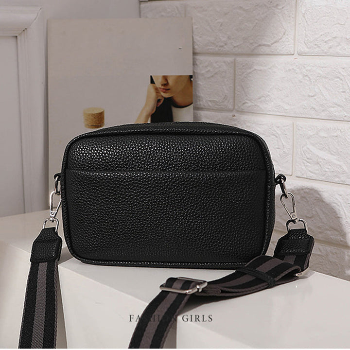 Valantomode | Aura Kinetic Sentry – Compact Executive Shoulder Bag with Contrast Statement Strap