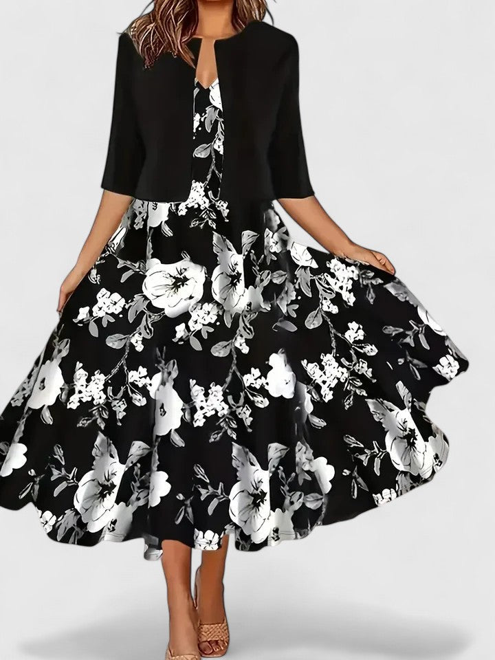 Valantomode | Stunning Midi Dress for Chic Evening Gatherings