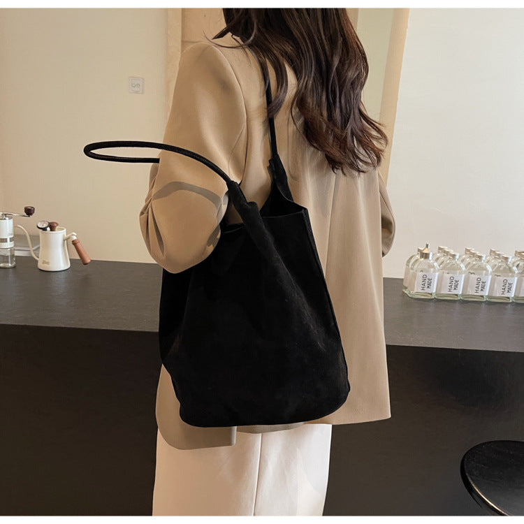 Valantomode | Velvet Archival Garrison – Premium Vegan Suede High-Capacity Executive Tote