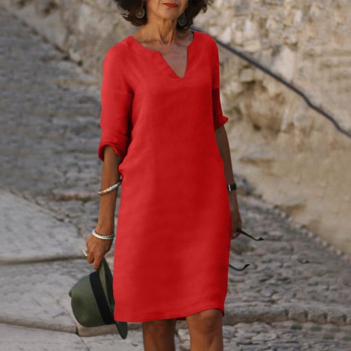 Valantomode | Chic Summer Dress Blending Elegance and Comfort for You