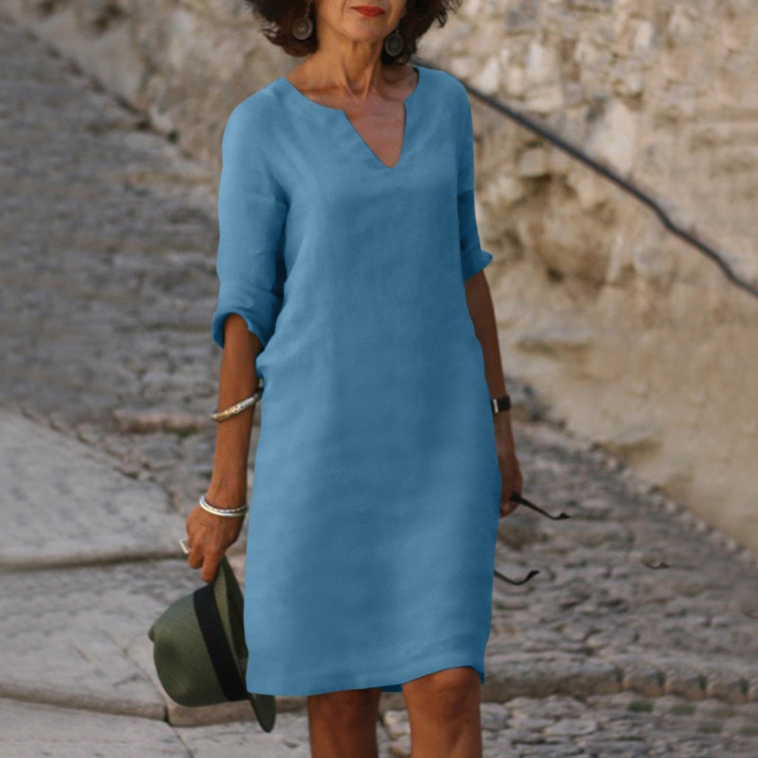 Valantomode | Chic Summer Dress Blending Elegance and Comfort for You