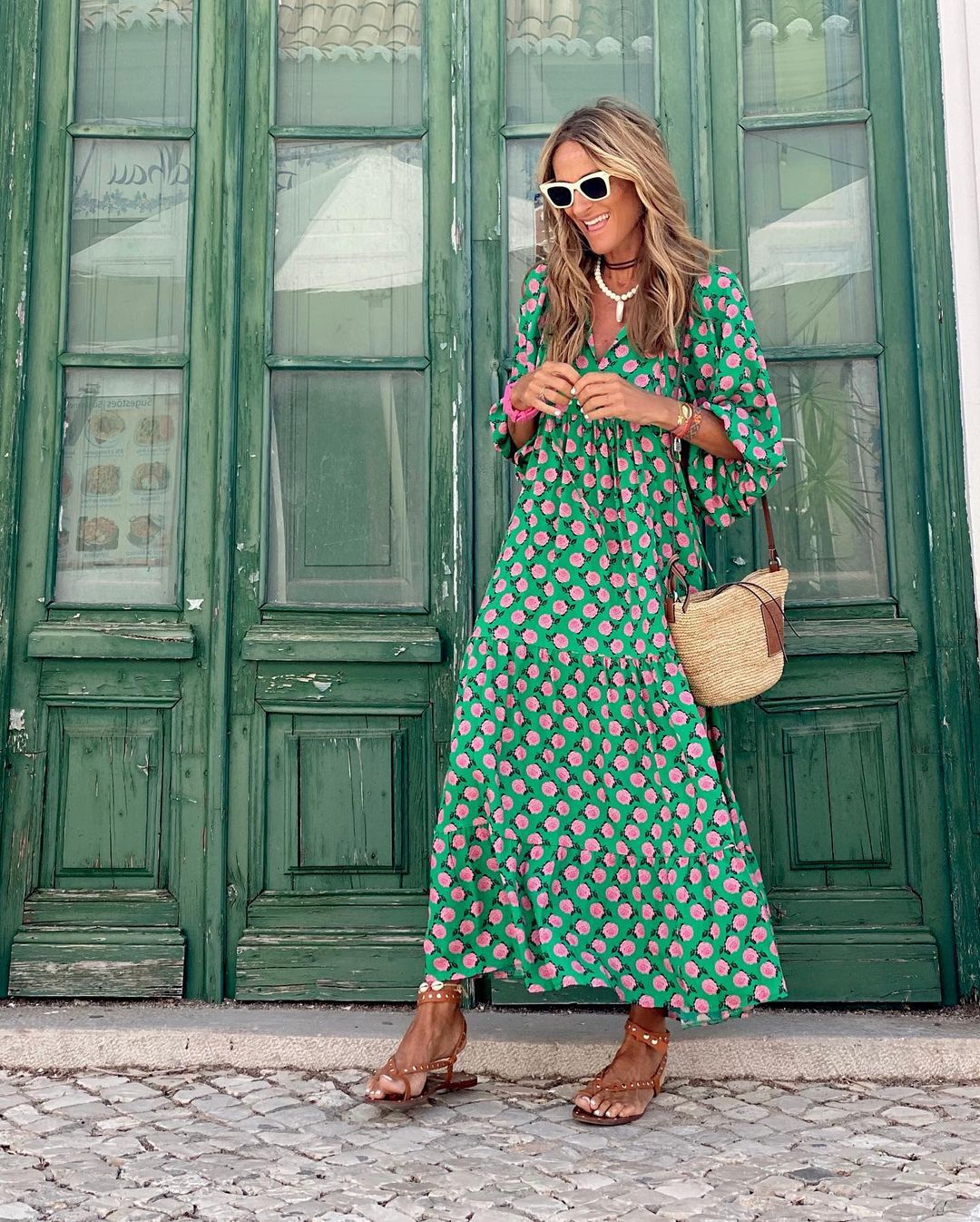 Valantomode | Chic Geometric Maxi Skirt for Stylish Women