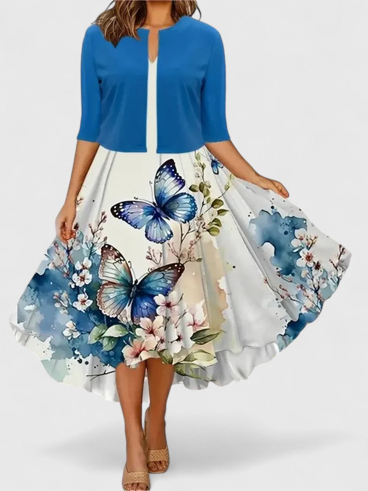 Valantomode | Stunning Midi Dress for Chic Evening Gatherings