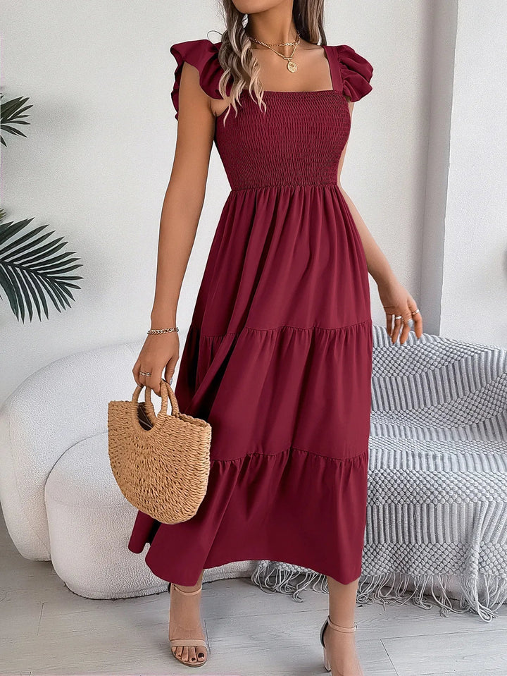 Valantomode | Dress with Tiered Design
