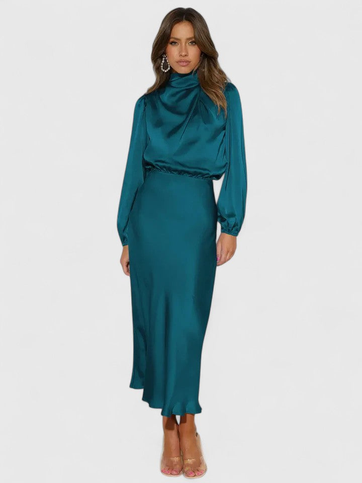 Valantomode | Chic Long Dress for Effortless Elegance Every Occasion