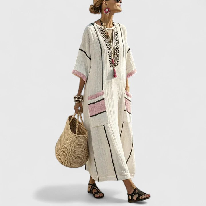 Valantomode | Chic Bohemian Dress for a Stylish Summer Look