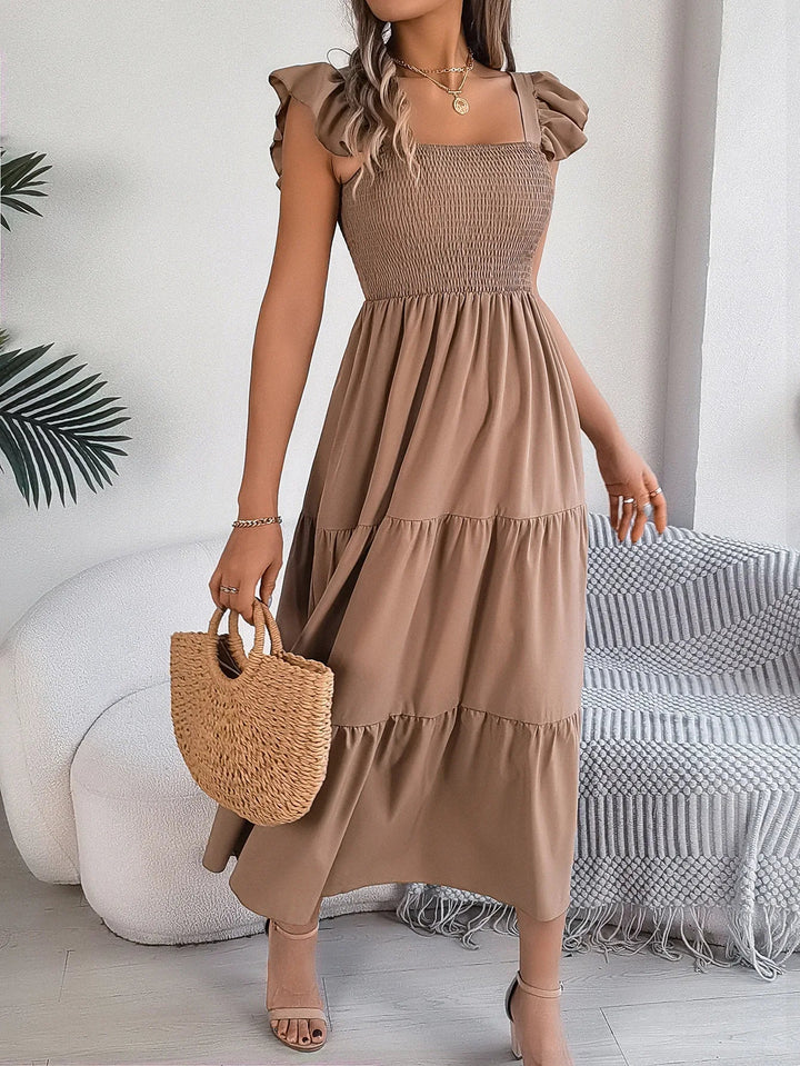Valantomode | Dress with Tiered Design